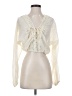Forever 21 Ivory Long Sleeve Blouse Size S - photo 1