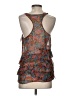 Eliot 100% Silk Orange Sleeveless Top Size XS - photo 2