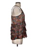 Eliot 100% Silk Orange Sleeveless Top Size XS - photo 4