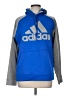 Adidas 100% Polyester Blue Sweatshirt Size M - photo 1