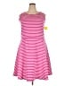 Talbots Stripes Pink Casual Dress Size 2X - photo 1