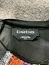 Bebe Graphic Black Cocktail Dress Size M - photo 7