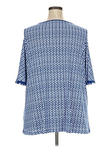 Susan Graver 3/4 Sleeve Top (view 2)