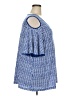 Susan Graver Blue 3/4 Sleeve Top Size 3X - photo 4