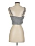 Lulus Silver Sleeveless Top Size S - photo 2