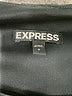 Express 100% Polyester Solid Black Casual Dress Size 6 - photo 7