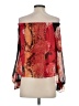 Guess 100% Polyester Red 3/4 Sleeve Blouse Size S - photo 2