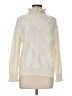 Talbots Solid Ivory Turtleneck Sweater Size Med Petite - photo 1