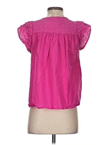 Ultra Pink Short Sleeve Blouse (view 2)