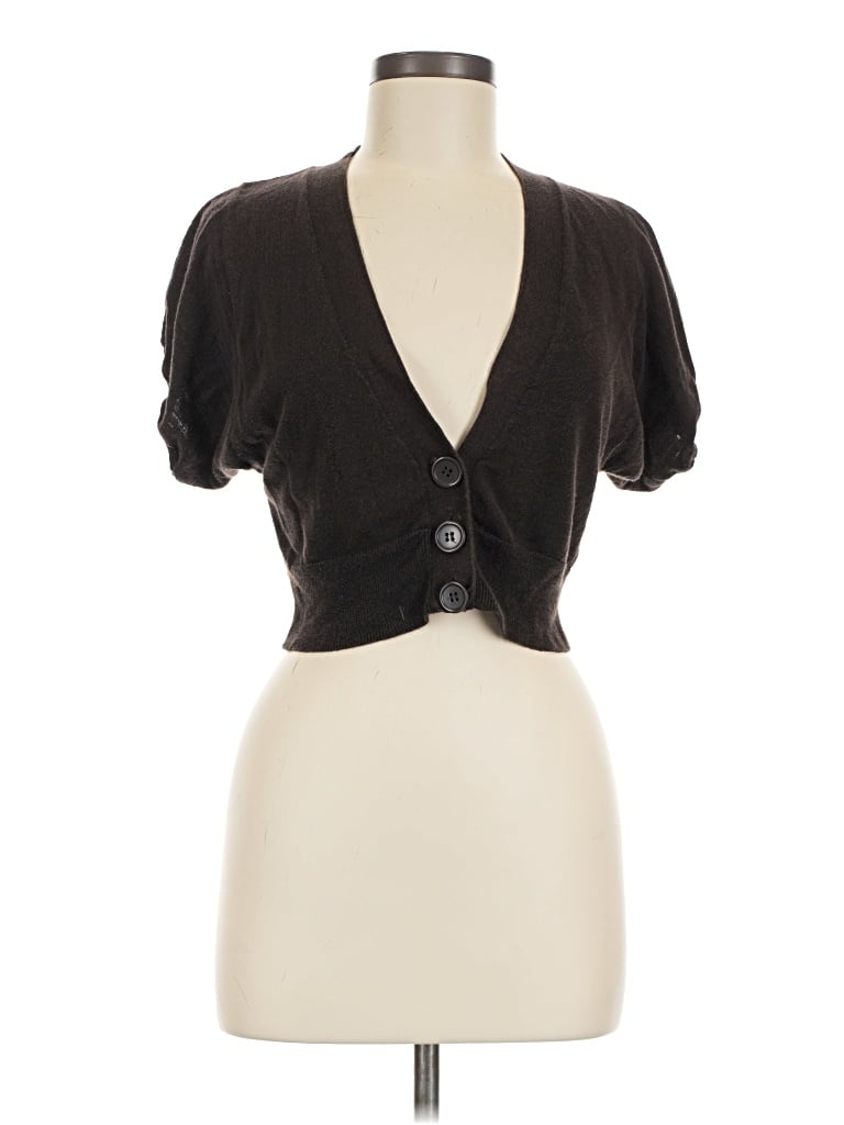 Pre-owned Axcess Short Sleeve Turtleneck In Brown