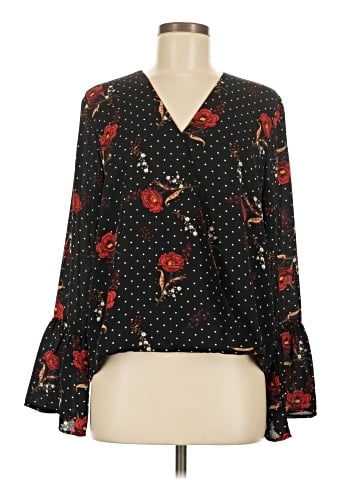 IMAN Long Sleeve Blouse (view 1)