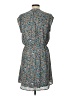 DR2 100% Polyester Paisley Blue Casual Dress Size L - photo 2