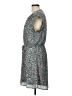 DR2 100% Polyester Paisley Blue Casual Dress Size L - photo 5