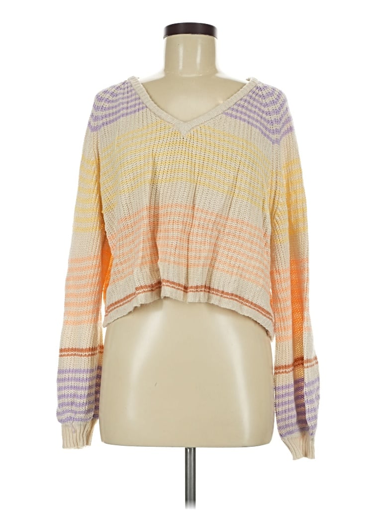 Pre-owned Billabong Pullover Sweater In Yellow