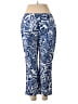 Chico's Paisley Blue Casual Pants Size Sm (0.5) - photo 2
