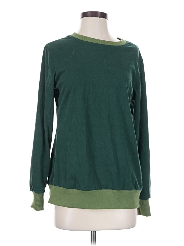 Pre-owned Fantaslook Pullover Sweater In Green
