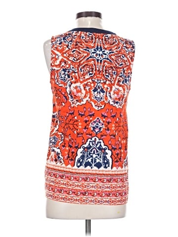 fleur bleue Sleeveless T-Shirt (view 2)