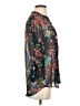 Kut from the Kloth 100% Polyester Floral Gray 3/4 Sleeve Blouse Size S - photo 4