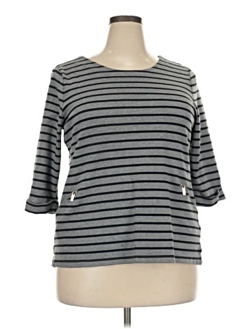 Croft & Barrow 3/4 Sleeve Top (view 1)