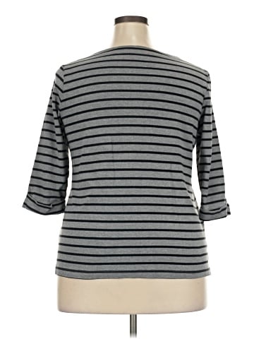 Croft & Barrow 3/4 Sleeve Top (view 2)