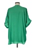 Glam 100% Polyester Green 3/4 Sleeve Blouse Size M - photo 2