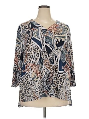SJS 3/4 Sleeve Blouse (view 1)