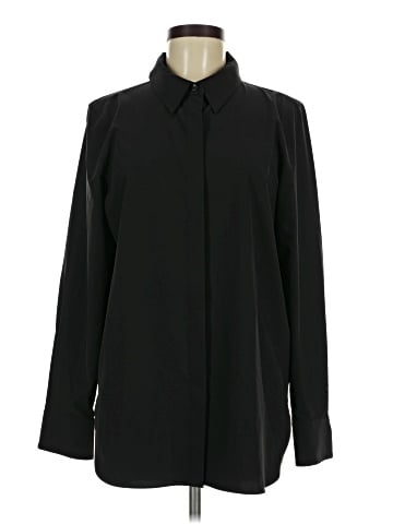 DKNY Long Sleeve Blouse (view 1)