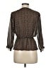 Assorted Brands 100% Polyester Brown 3/4 Sleeve Blouse Size M - photo 2