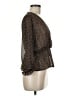 Assorted Brands 100% Polyester Brown 3/4 Sleeve Blouse Size M - photo 4