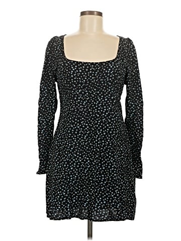 Madewell Seamed Long-Sleeve Mini Dress in Ditsy Floral (view 1)