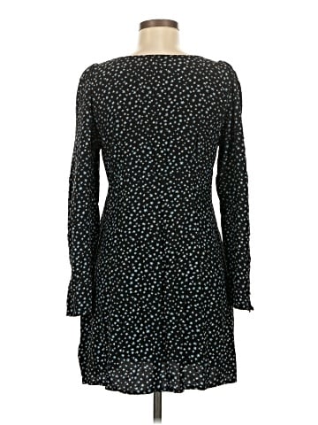 Madewell Seamed Long-Sleeve Mini Dress in Ditsy Floral (view 2)