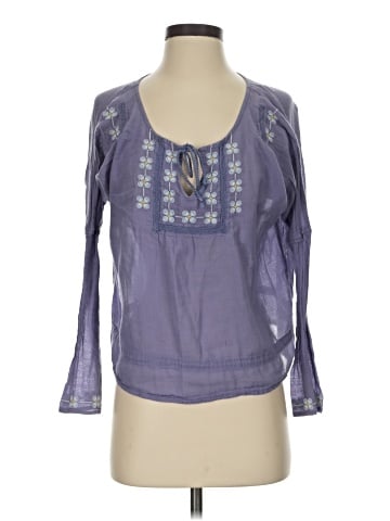 American Eagle Outfitters Long Sleeve Blouse (view 1)