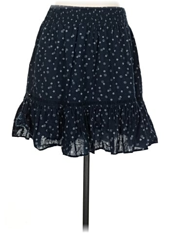 Madewell Smock-Waist Ruffle Mini Skirt in Bandana Flower (view 2)