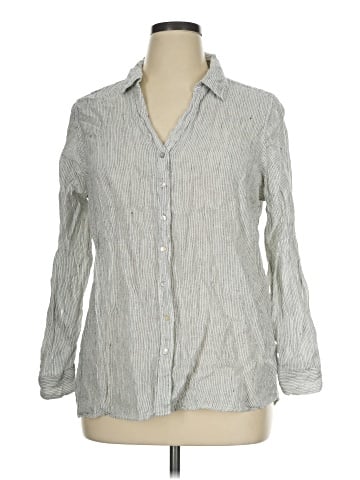 Jones New York Long Sleeve Button-Down Shirt (view 1)