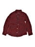 Crewcuts 100% Cotton Checkered-gingham Red Long Sleeve Button-Down Shirt Size 8 - photo 1