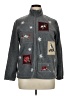 Croft & Barrow 100% Polyester Stars Gray Jacket Size XL - photo 1