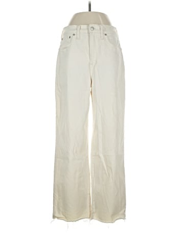 Madewell The Perfect Vintage Wide-Leg Crop Jean in Vintage Canvas: Raw-Hem Edition (view 1)