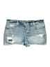 Maurices Blue Denim Shorts Size 14 - 16 - photo 1