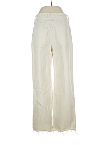 Madewell The Perfect Vintage Wide-Leg Crop Jean in Vintage Canvas: Raw-Hem Edition (view 2)