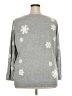 Talbots Floral Gray Pullover Sweater Size 2X - photo 2