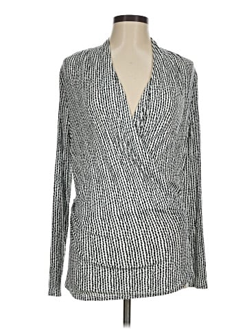 Ann Taylor Factory Long Sleeve Blouse (view 1)