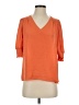 Maison d' Amelie 100% Polyester Orange 3/4 Sleeve Top Size S - photo 1