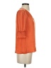 Maison d' Amelie 100% Polyester Orange 3/4 Sleeve Top Size S - photo 4