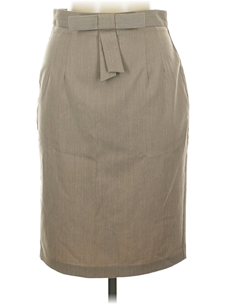 Pre-owned Twenty One Formal Skirt In Tan