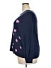 J.Crew Factory Store 100% Cotton Hearts Blue Pullover Sweater Size 3X - photo 5