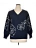Style&Co Floral Blue Pullover Sweater Size 1X - photo 1