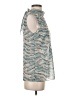Reiss 100% Polyester Teal Sleeveless Blouse Size 4 - photo 4