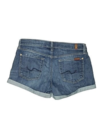 7 For All Mankind Denim Shorts (view 2)