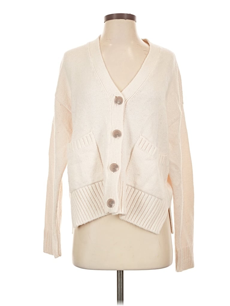 Pre-owned The Drop Cardigan Sweater In Ivory