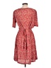 MNG 100% Polyester Paisley Red Casual Dress Size XL - photo 2
